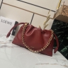 Сумка Loewe Puzzle Flamenco purse bordo