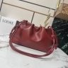 Сумка Loewe Puzzle Flamenco purse bordo