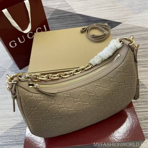 Средняя сумка на плечо GG Emblem
