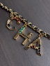 Сумка Chanel Chain Bag with Crocodile Pattern