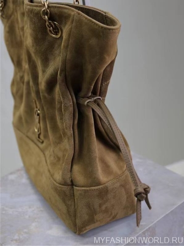 Сумка Saint Laurent Large POCHON замша