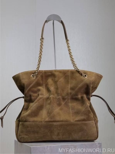 Сумка Saint Laurent Large POCHON замша