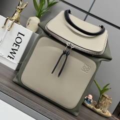 Рюкзак Loewe Goya зеленый беж