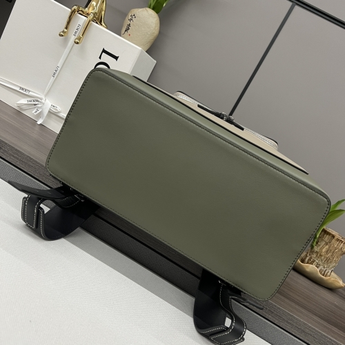 Рюкзак Loewe Goya зеленый беж