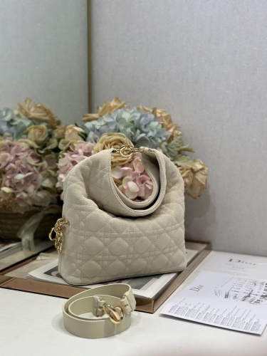 Сумка Dior Small Dior Toujours Hobo Bag замша