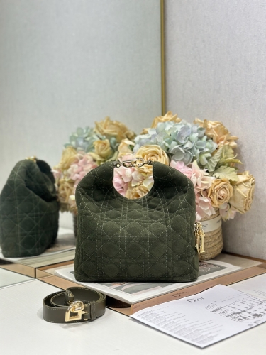 Сумка Dior Small Dior Toujours Hobo Bag замша