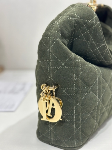 Сумка Dior Small Dior Toujours Hobo Bag замша