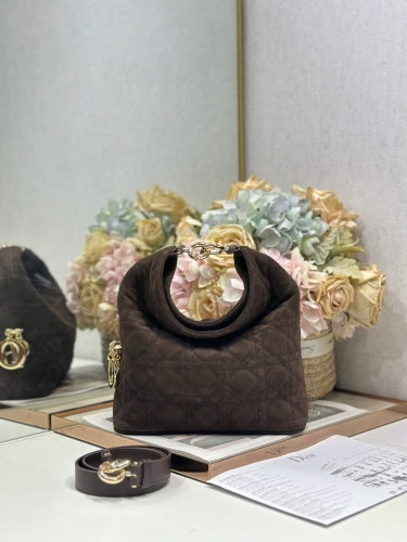Сумка Dior Small Dior Toujours Hobo Bag замша