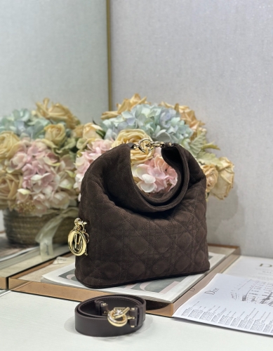 Сумка Dior Small Dior Toujours Hobo Bag замша