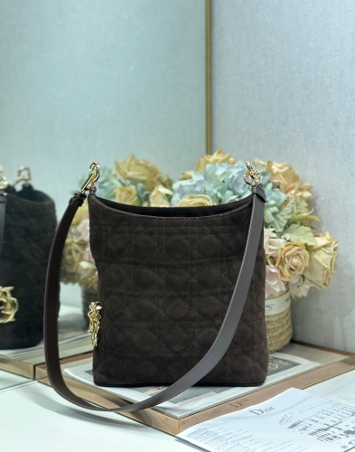 Сумка Dior Small Dior Toujours Hobo Bag замша
