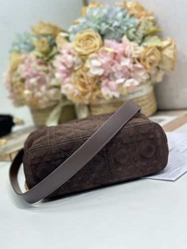 Сумка Dior Small Dior Toujours Hobo Bag замша