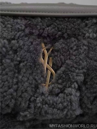Сумка меховая Saint Laurent Jamie small