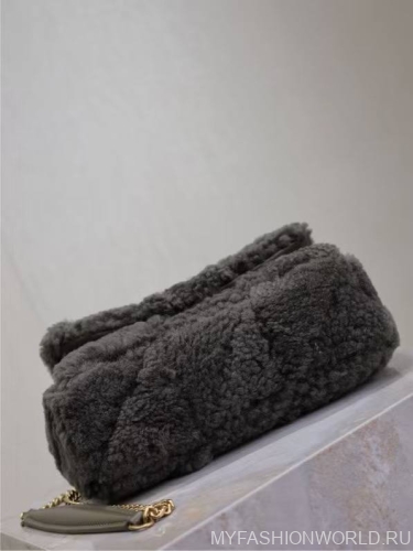 Сумка меховая Saint Laurent Jamie small