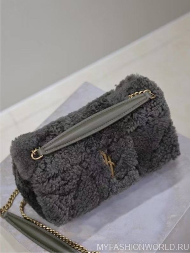 Сумка меховая Saint Laurent Jamie small