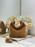 Сумка Dior Small Dior Toujours Hobo Bag замша светло-коричневая