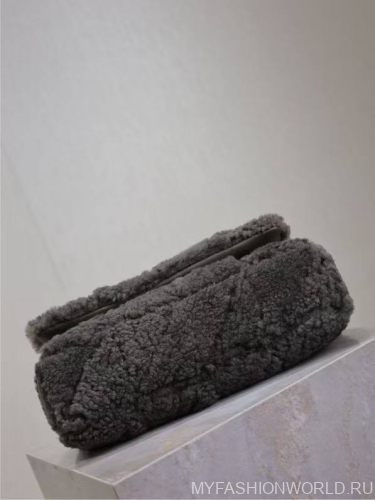 Сумка меховая Saint Laurent Jamie medium