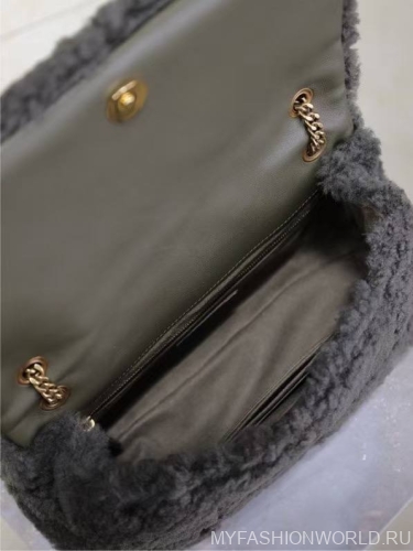 Сумка меховая Saint Laurent Jamie medium