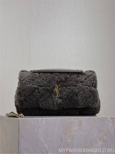 Сумка меховая Saint Laurent Jamie medium