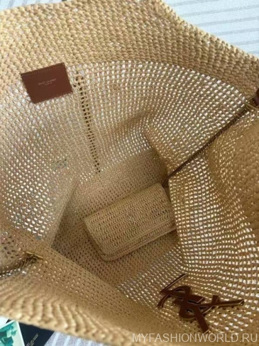 Сумка Saint Laurent icare in raffia