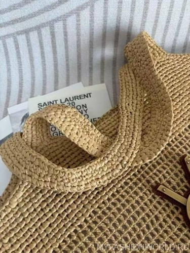 Сумка Saint Laurent icare in raffia