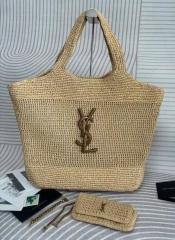 Сумка Saint Laurent icare in raffia