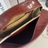 Сумка Loewe Amazona 108 croco бордо