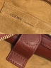 Сумка Loewe Amazona 108 croco бордо