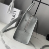 Сумка Loewe Amazona 108 croco серая