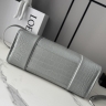 Сумка Loewe Amazona 108 croco серая