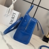 Сумка Loewe Amazona 108 croco blue