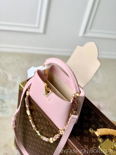 Сумка Louis Vuitton Capucines Lovelock Pink Mini