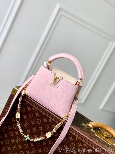 Сумка Louis Vuitton Capucines Lovelock Pink Mini