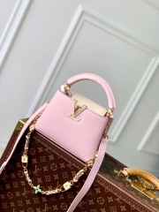 Сумка Louis Vuitton Capucines Lovelock Pink Mini