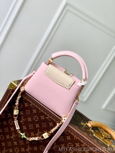 Сумка Louis Vuitton Capucines Lovelock Pink Mini