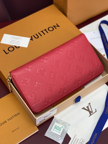 Кошелек Louis Vuitton Zippy Wallet red