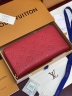 Кошелек Louis Vuitton Zippy Wallet red