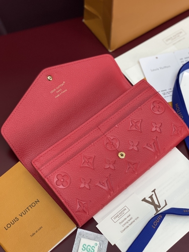 Кошелек Louis Vuitton Sarah red