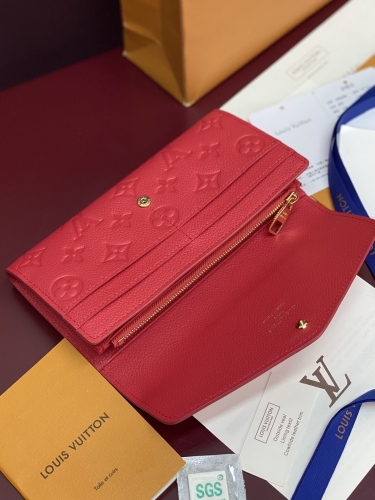 Кошелек Louis Vuitton Sarah red